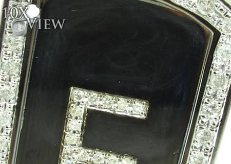 E Initial Dog Tag Pendant 18912 - Image 4