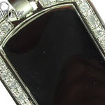 Mens Diamond Dog Tag Pendant 18931 - Image 3