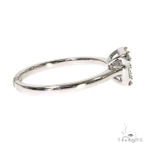 18K Gold Baguette Diamond Engagement Ring 67296 - Image 3