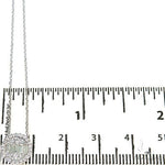 18K Gold Baguette Diamond Necklace With Adjustable Chain 67306 - Image 5