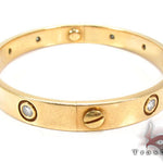 18K Gold Bezel Diamond Bracelet 32666 - Image 3