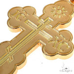 18K Gold Cross Pendant 68337 - Image 3