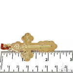 18K Gold Cross Pendant 68337 - Image 6