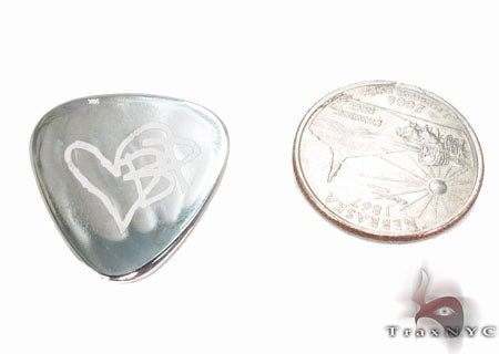 18K Gold Custom Guitar Pick 32902 - Image 5