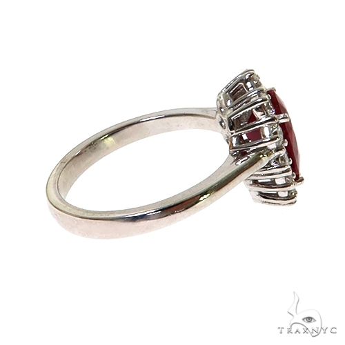 18K Gold Diamond Burma Pigeon Blood Ruby Dubai Ring 67694 - Image 3