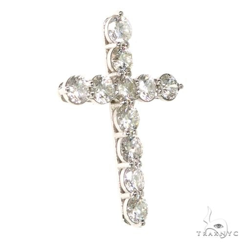 18K Gold Diamond Cross 67501 - Image 2