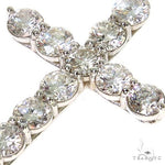 18K Gold Diamond Cross 67501 - Image 3