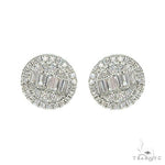 18K Gold Diamond Earrings 66889 - Image 1