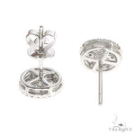 18K Gold Diamond Earrings 66889 - Image 4