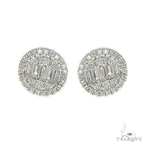 18K Gold Diamond Earrings 66733 - Image 1
