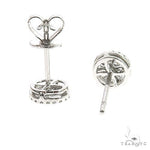 18K Gold Diamond Earrings 66804 - Image 4