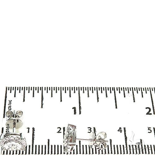 18K Gold Diamond Earrings 67305 - Image 4