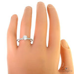 18K Gold Diamond Engagement Ring 66771 - Image 5