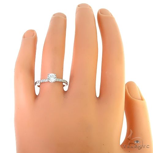 18K Gold Diamond Engagement Ring 66771 - Image 5