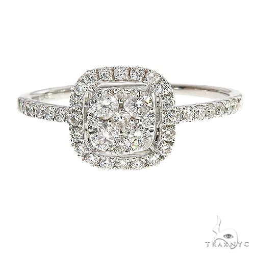 18K Gold Diamond Engagement Ring 67036 - Image 1