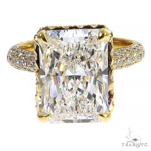 18K Gold Diamond Engagement Ring (Lab) 68195 - Image 1