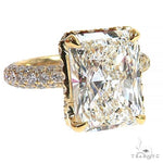 18K Gold Diamond Engagement Ring (Lab) 68195 - Image 2