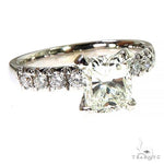 18K Gold Diamond Engagement Ring 68196 - Image 2