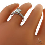 18K Gold Diamond Engagement Ring 68196 - Image 7
