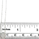 18K Gold Diamond Necklace With Adjustable Chain 67031 - Image 5