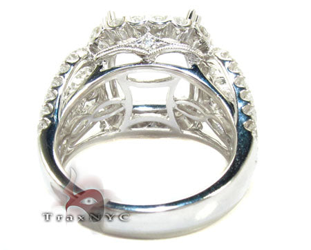 18K Gold Diamond Semi Mount Ring 25640 - Image 6