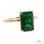 18K Gold Emerald Ring 69067 - Image 2