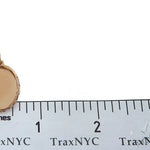 18K Gold Oval Special Edition Photo Pendant Engraved Frame 65310 - Image 6