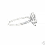 18K Gold Pear Shape Baguette Diamond Engagement Ring 67297 - Image 7