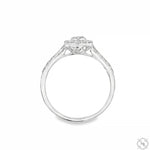18K Gold Pear Shape Baguette Diamond Engagement Ring 67297 - Image 8
