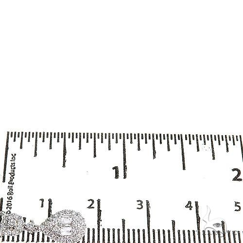 18K Gold Pear-Shaped Baguette Diamond Necklace 67308 - Image 6