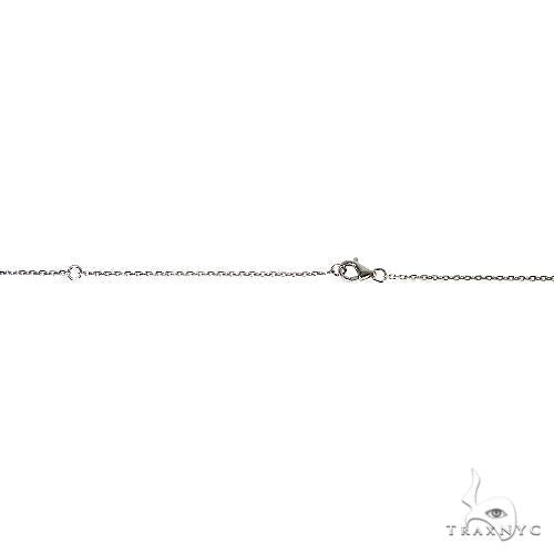 18K Gold Pear-Shaped Diamond Necklace With Adjustable Chain 67034 - Image 7