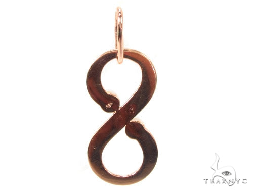 18K Gold Pearl Eternity Pendant 36690 - Image 3