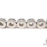 18K Gold Prong Diamond Chain 26 Inches 5mm   31731 - Image 5