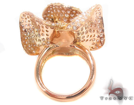 18K Gold Rose Ring 33732 - Image 5