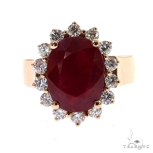 18K Gold Ruby Ring 69066 - Image 1