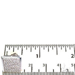 18K Gold Square Diamond Earrings 67911 - Image 4