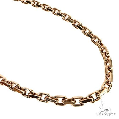 18K Rose Gold Solid Anchor Link Chain 24 Inches 6.3mm   67828 - Image 1