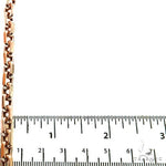 18K Rose Gold Solid Anchor Link Chain 24 Inches 6.3mm   67828 - Image 5