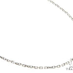 18K White Gold Solid Cable Link Chain 1.6mm 22 inches     69668 - Image 1