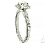 18K White Gold Engagement Diamond Ring 66232 - Image 2