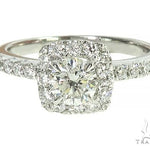 18K White Gold Engagement Diamond Ring 66232 - Image 3