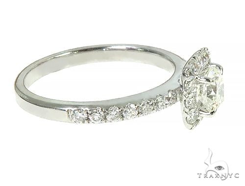 18K White Gold Engagement Diamond Ring 66232 - Image 4
