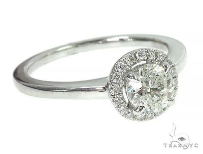 18K White Gold Engagement Diamond Ring 66233 - Image 1