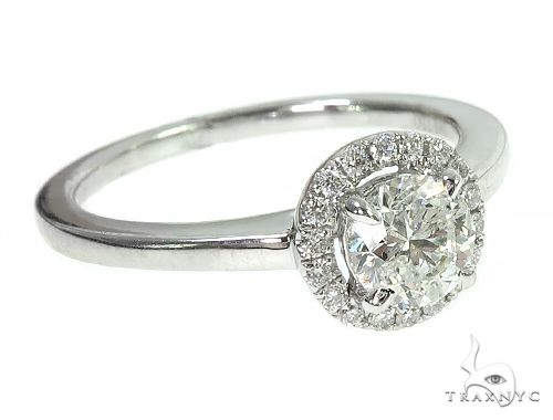 18K White Gold Engagement Diamond Ring 66233 - Image 1