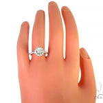 18K White Gold Engagement Diamond Ring 66247 - Image 6