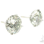18K White Gold XL Diamond Earrings 63759 - Image 2