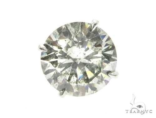 18K White Gold XL Diamond Earrings 63759 - Image 3