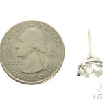 18K White Gold XL Diamond Earrings 63759 - Image 6