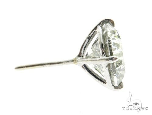 18K White Gold XL Diamond Earrings 63759 - Image 7