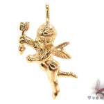 18K Yellow Gold Angel Pendant 34382 - Image 1